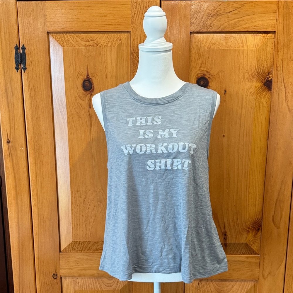 Old Navy Gray Muscle Tee